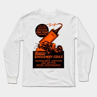 Vintage_Detroit_Mapco_Speedway_Coils Long Sleeve T-Shirt